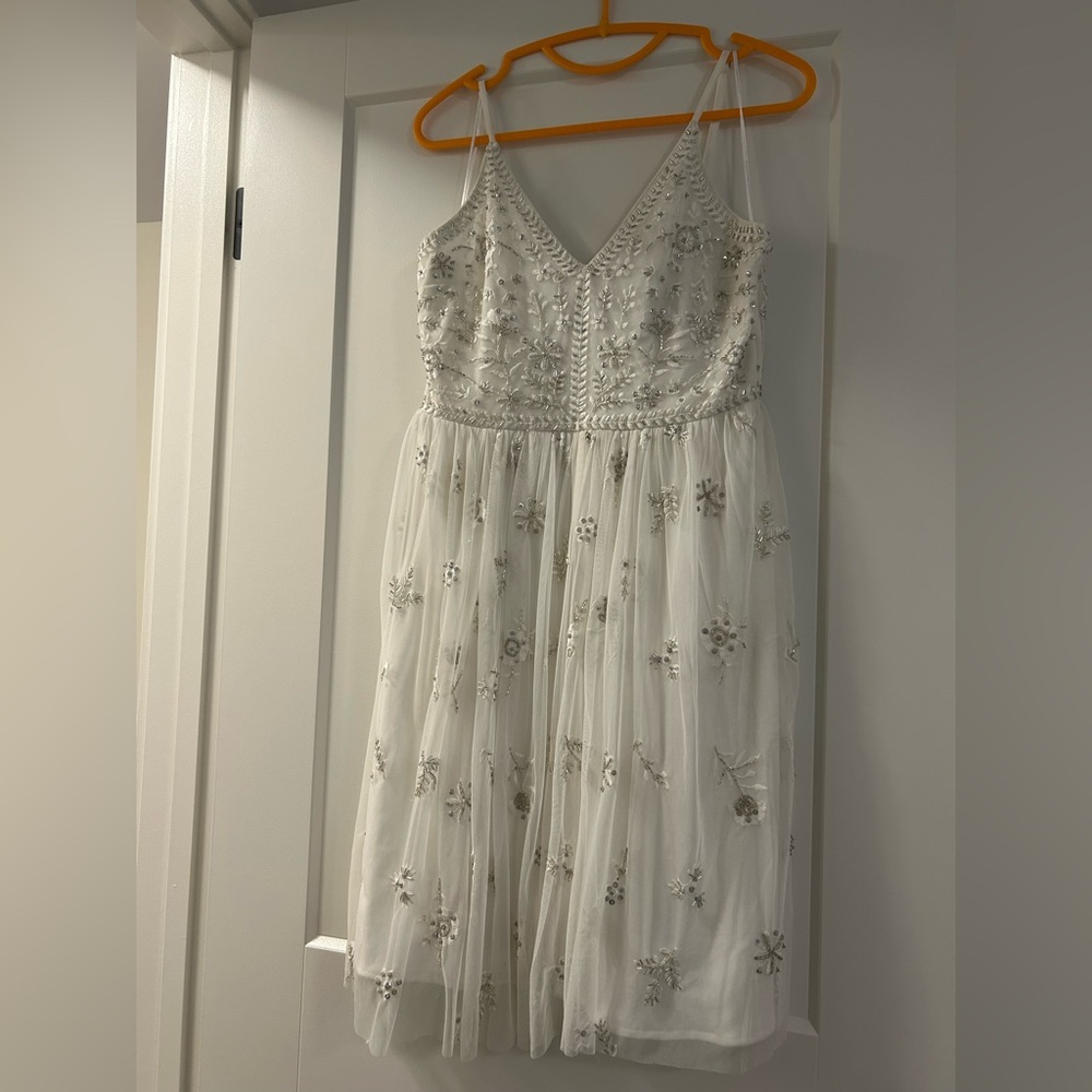 Sparkle Sequin Flower Dress